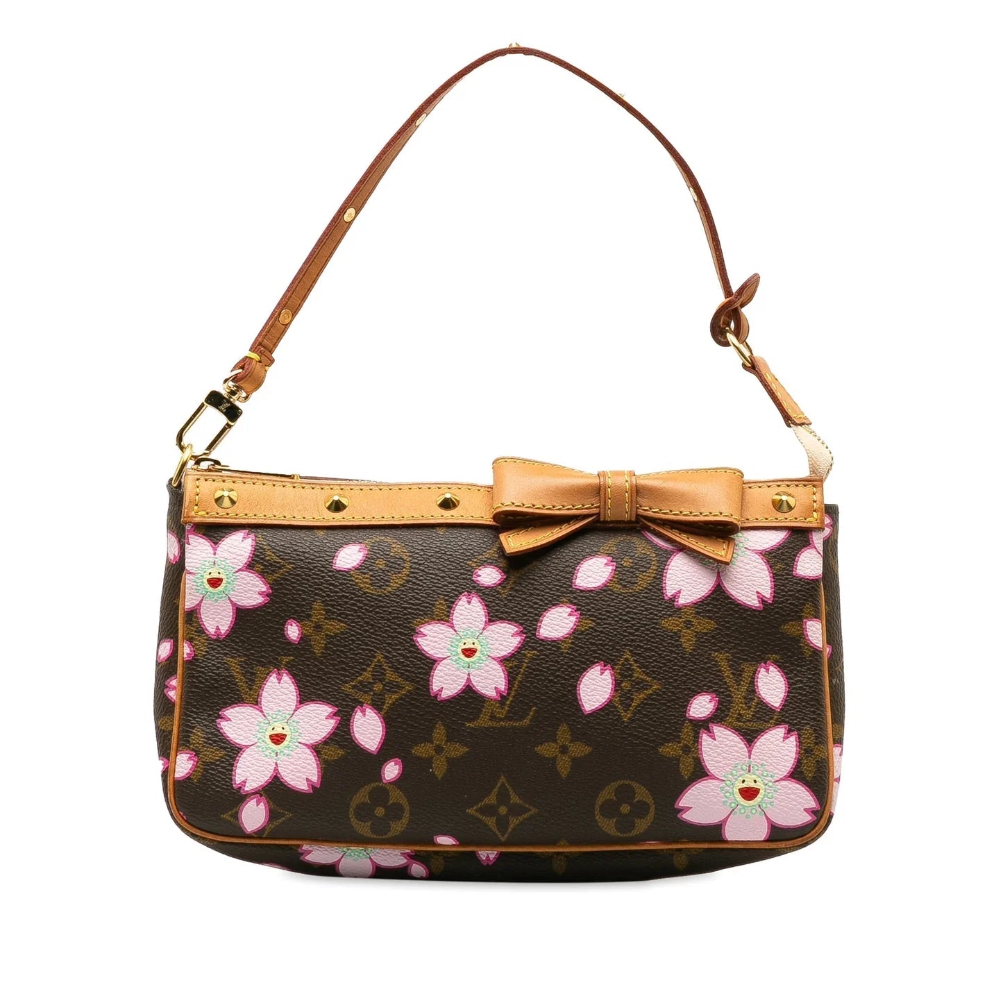 Brown Louis Vuitton x Takashi Murakami Monogram Cherry Blossom