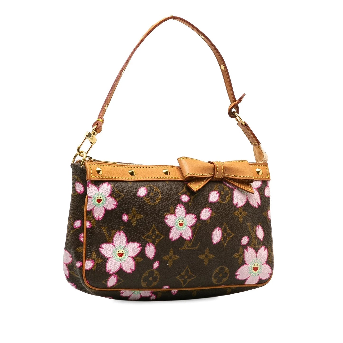Brown Louis Vuitton x Takashi Murakami Monogram Cherry Blossom