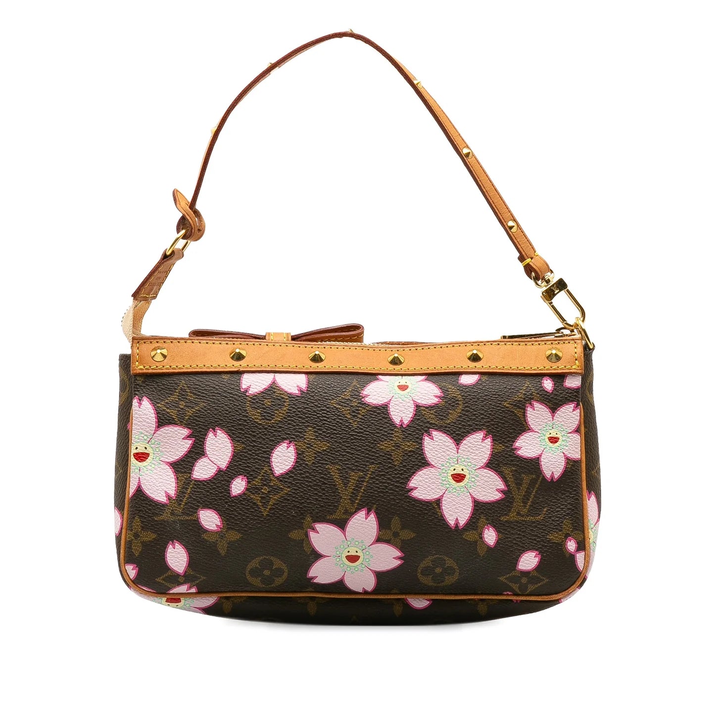 Brown Louis Vuitton x Takashi Murakami Monogram Cherry Blossom