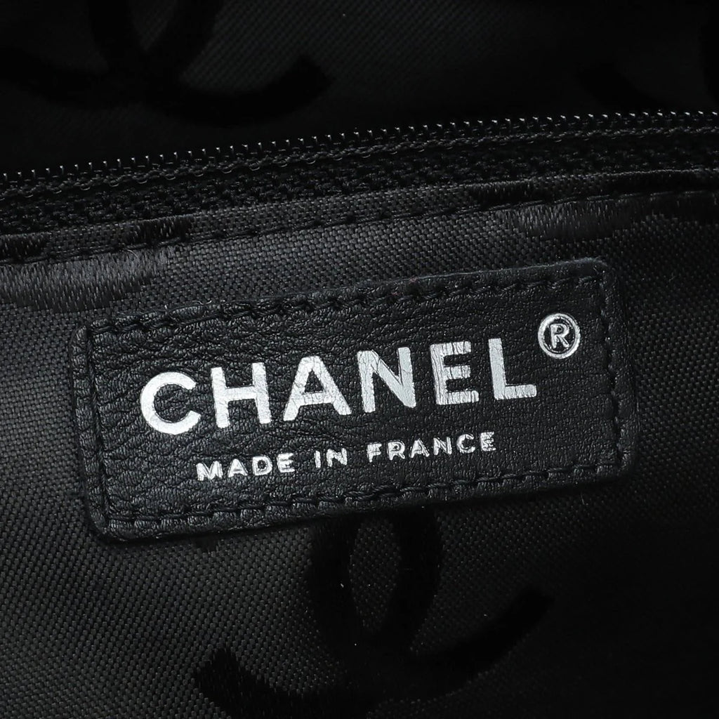 Channel Cambon Ligne Bowler Bag Pink/Black