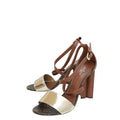 Louis Vuitton MonoGram Odyssey Heeled Sandals 37